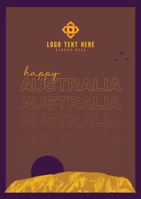 Australia Uluru Poster