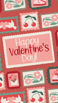 Rustic Retro Valentines Greeting Instagram Reel