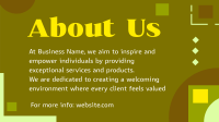 About Us Introductory Animation
