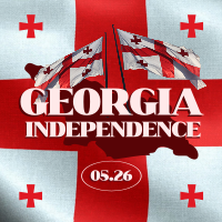 Georgia Independence Day Celebration Instagram Post Design