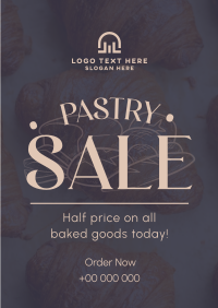 Pastry Sale Today Poster