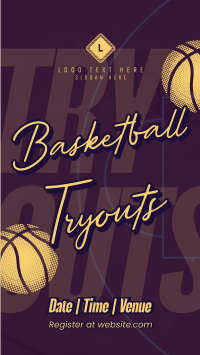 Basketball Game Tryouts Video