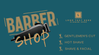 Grunge Barber Shop Services Animation