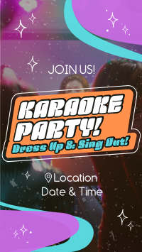 Karaoke Party Star Instagram Reel Image Preview