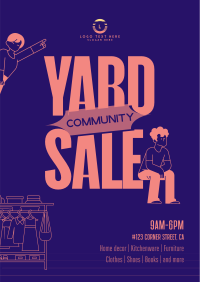 Community Yard Sale Poster