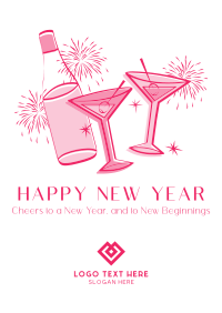 New Year Cheers Poster