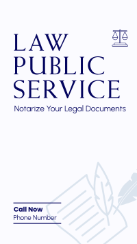 Firm Notary Service Instagram Story