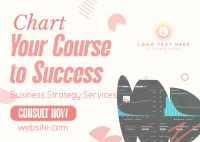 Business Strategy Marketing Service Postcard