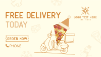 Holiday Pizza Delivery Facebook Event Cover