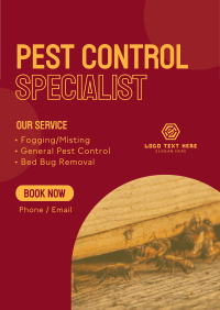 Pest Control Management Flyer