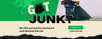 Junk Removal Service Facebook Cover