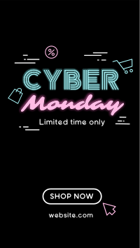 Dazzling Cyber Sale Instagram Reel Image Preview