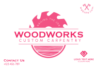 Custom Carpentry Postcard