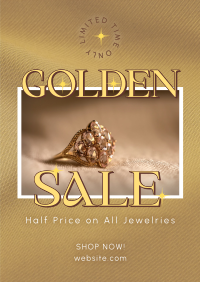 Jewelry Sale Linen Poster