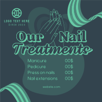 Nail Treatments List Linkedin Post