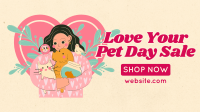 Rustic Love Your Pet Day Facebook Event Cover