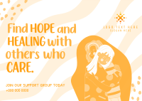 People Care Suicide Prevention Postcard