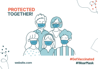 Protected Together Postcard