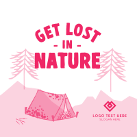 Lost in Nature Instagram Post