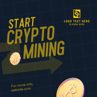 Crypto Mining Secrets Instagram Post