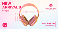 Girly Headphone Twitter Post