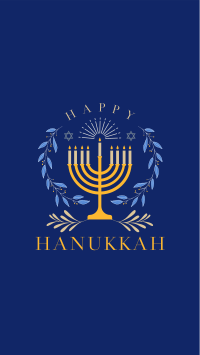 Happy Hanukkah Instagram Story