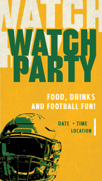 Football Watch Party Instagram Reel Design