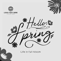 Hello Spring Greeting Linkedin Post