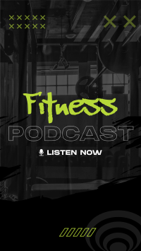 Grunge Fitness Podcast Facebook Story