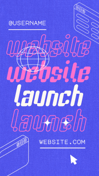 Quirky Website Launch Instagram Story