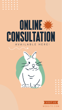 Online Consult for Pets Facebook Story