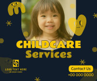 Quirky Faces Childcare Service Facebook Post