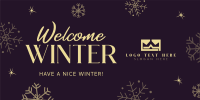 Welcome Winter Twitter Post