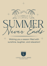 Summer Never Ends Poster