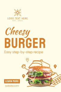 Fast Food Pinterest Pin example 2