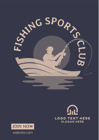 Fishing Club Flyer example 2