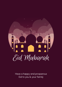 Happy Eid Mubarak Poster