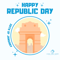 Happy Republic Day Instagram Post