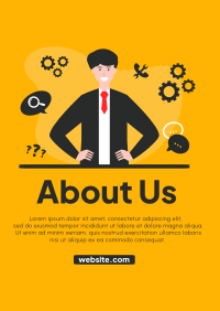 About Us Page Flyer