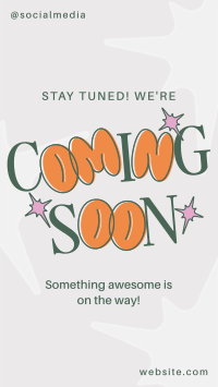 Trendy Coming Soon Instagram Reel Design