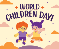 Children Day Cartoon Facebook Post