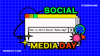 Retro Social Media Facebook Event Cover