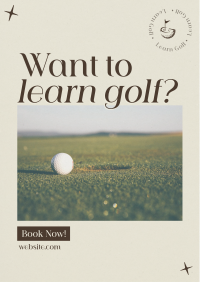 Sophisticated Golf Tournament Flyer