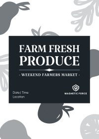 Farmers Market Produce Flyer