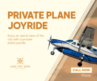 Private Plane Joyride Facebook Post Design