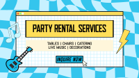 Retro Party Facebook Event Cover