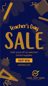 Supplies Sale for Teachers Video