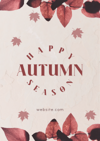 Autumn Season Leaves Flyer