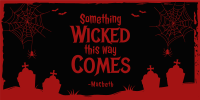 Wicked Halloween Twitter Post