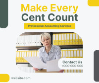 Make Every Cent Count Facebook Post